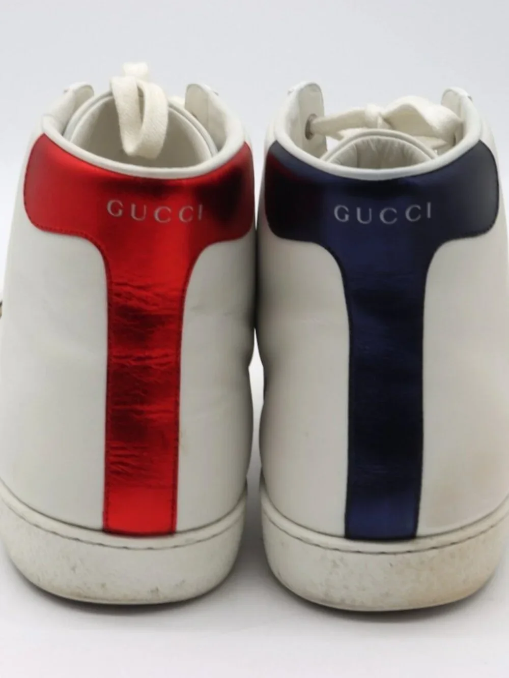 Gucci Men’s Ace Bee High Top Sneakers 501803 - Size G 12.5 / US 13/ EU 46.5